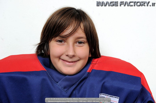 2014-10-26 Ambrosiana-Hockey Milano Rossoblu U12 0101 Lorenzo Serloreti